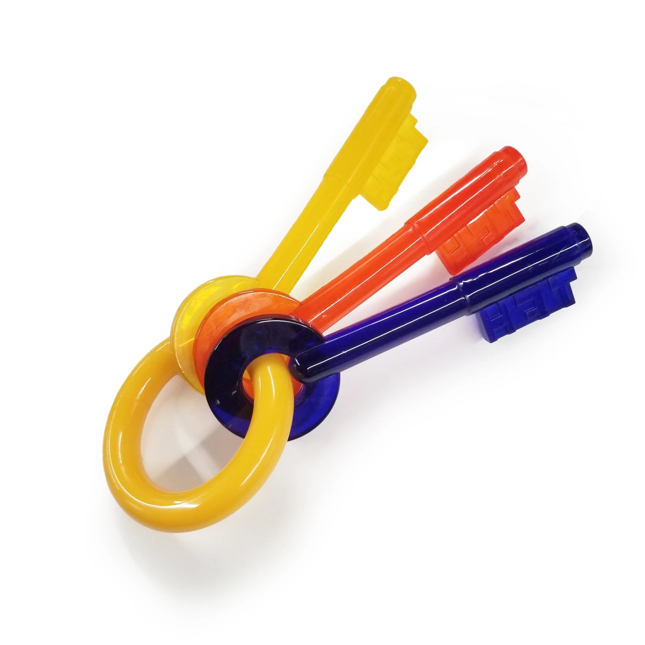 Puppy Chew Key Ring Dog Toy - Medium Size, Bacon Flavor, 1 Count