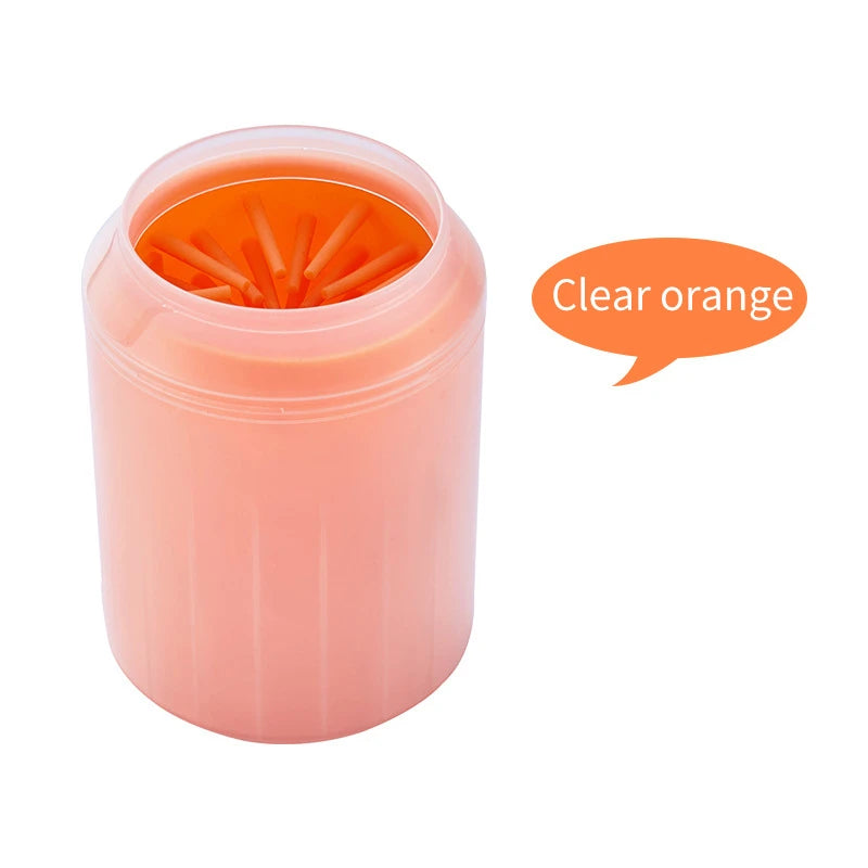 Soft Silicone Dog Paw Cleaner Cup - Portable Outdoor Pet Foot Washing Brush and Cleaning Bucket