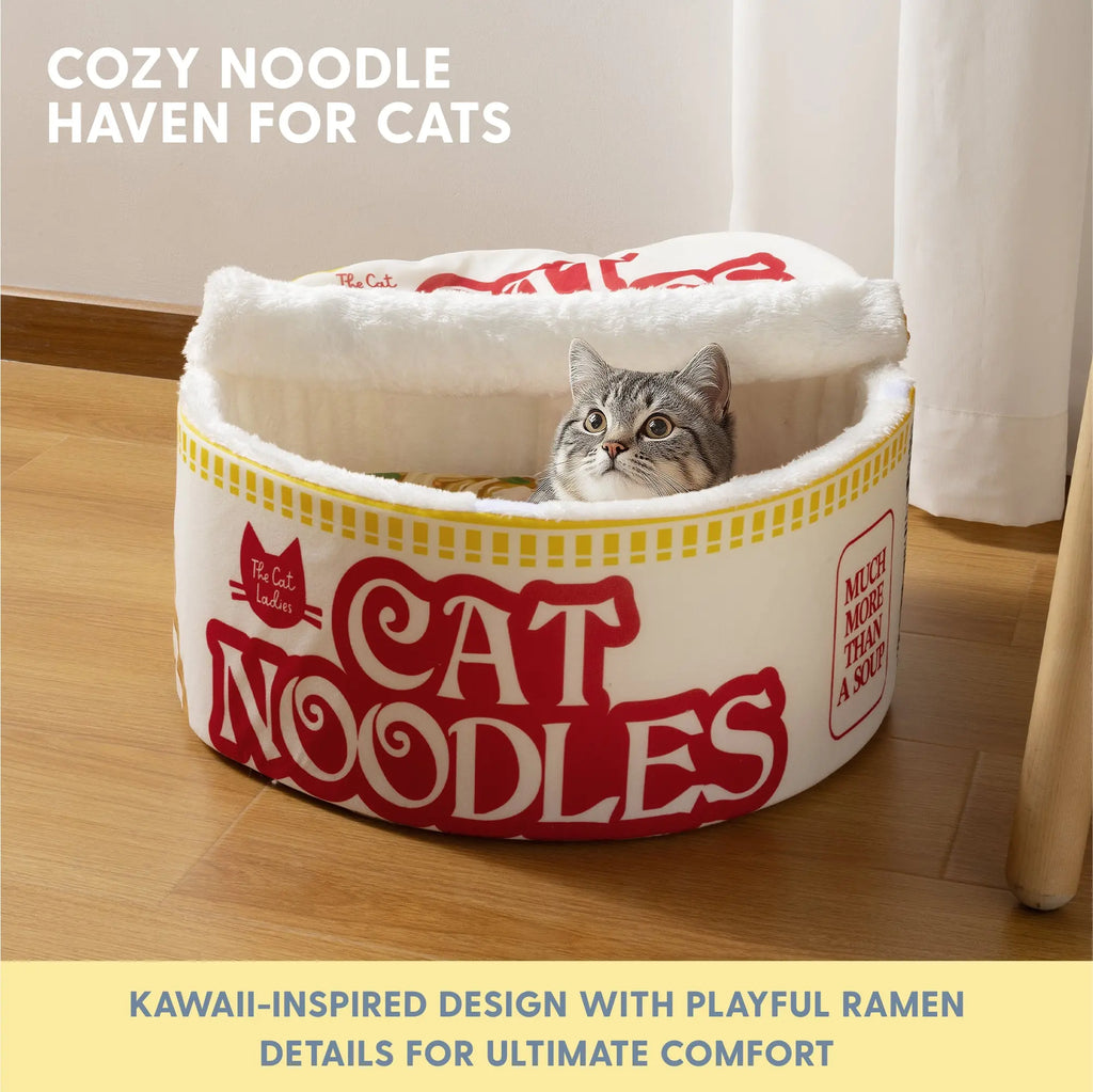 Ramen-Inspired Cat Bed