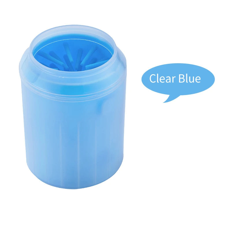 Soft Silicone Dog Paw Cleaner Cup - Portable Outdoor Pet Foot Washing Brush and Cleaning Bucket