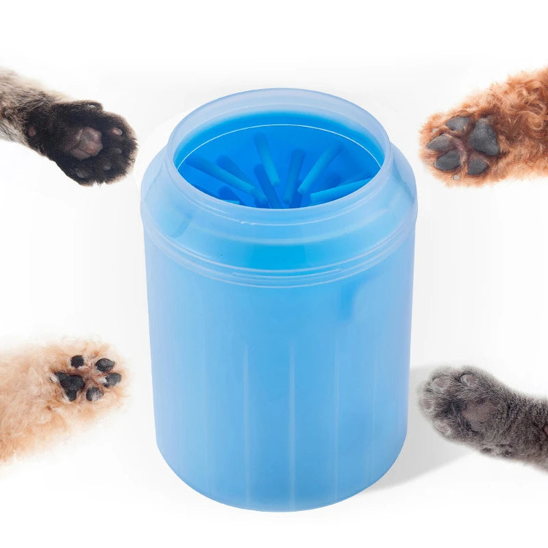 Soft Silicone Dog Paw Cleaner Cup - Portable Outdoor Pet Foot Washing Brush and Cleaning Bucket