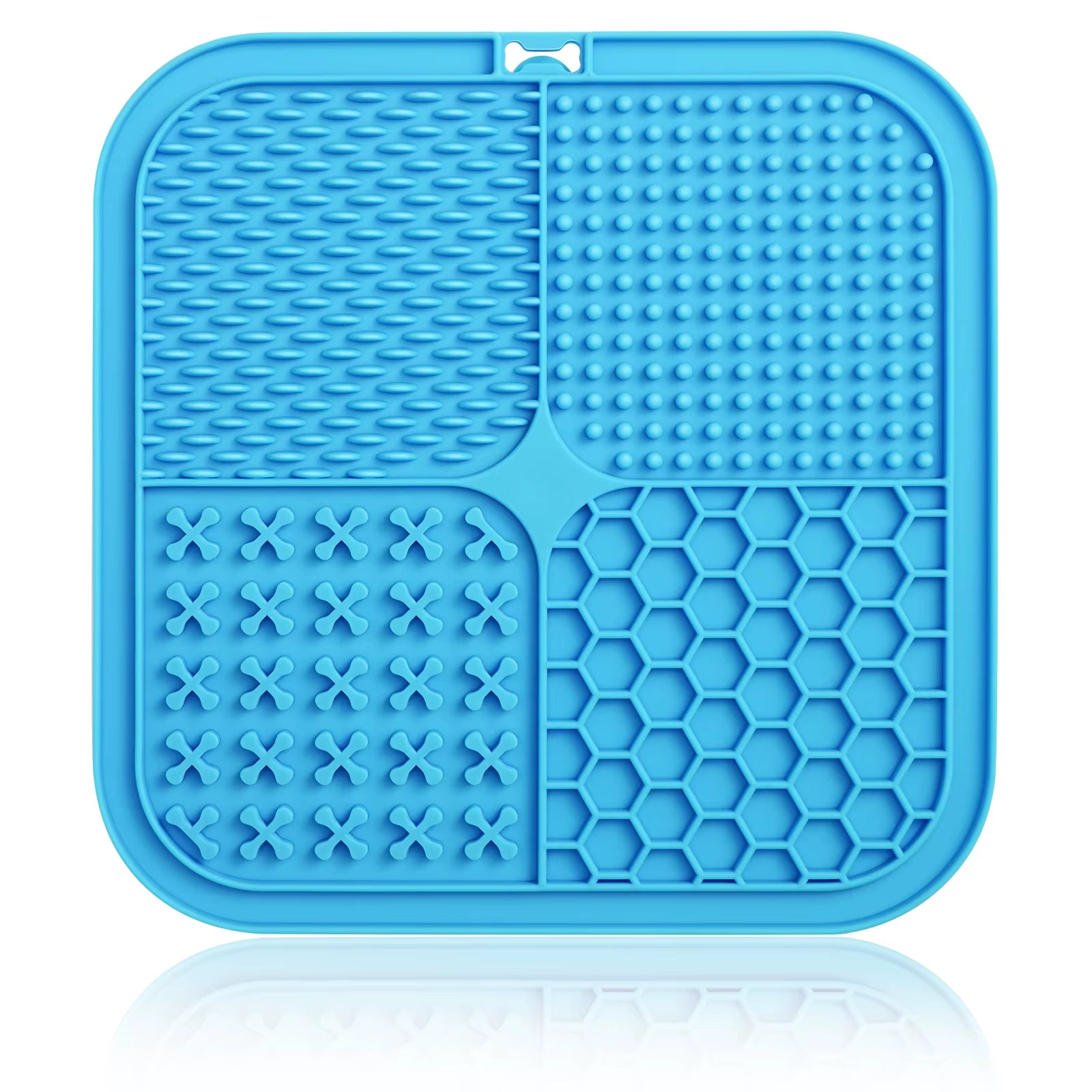 Dog Lick Mat with Suction Cups for Slow Feeding and Pet Anxiety Relief - Ideal for Food, Yogurt, and Peanut Butter Training
