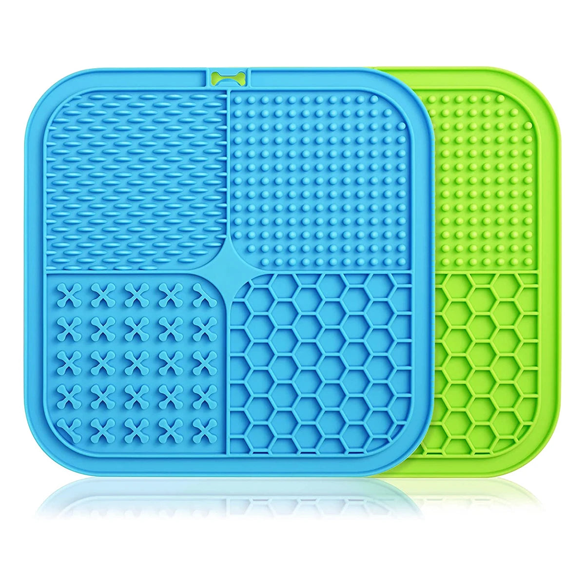 Dog Lick Mat with Suction Cups for Slow Feeding and Pet Anxiety Relief - Ideal for Food, Yogurt, and Peanut Butter Training