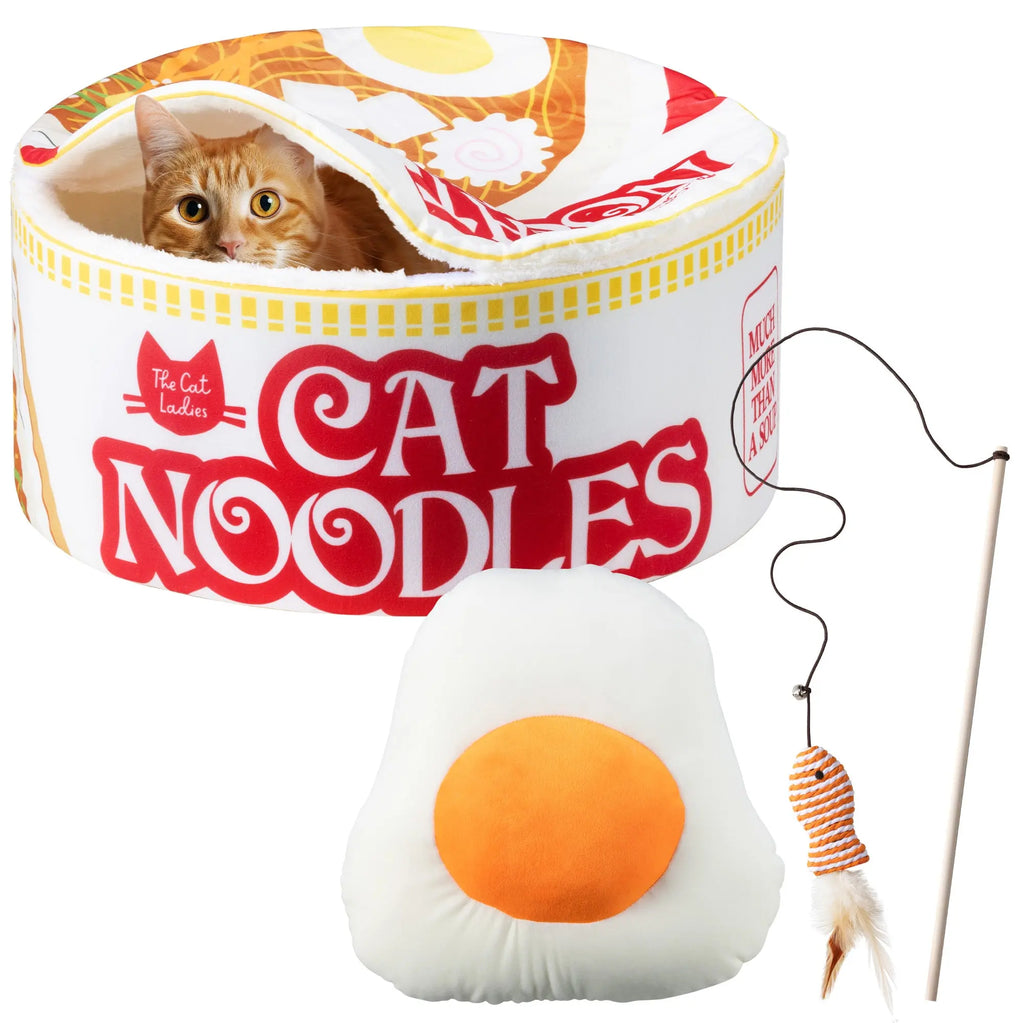 Ramen-Inspired Cat Bed