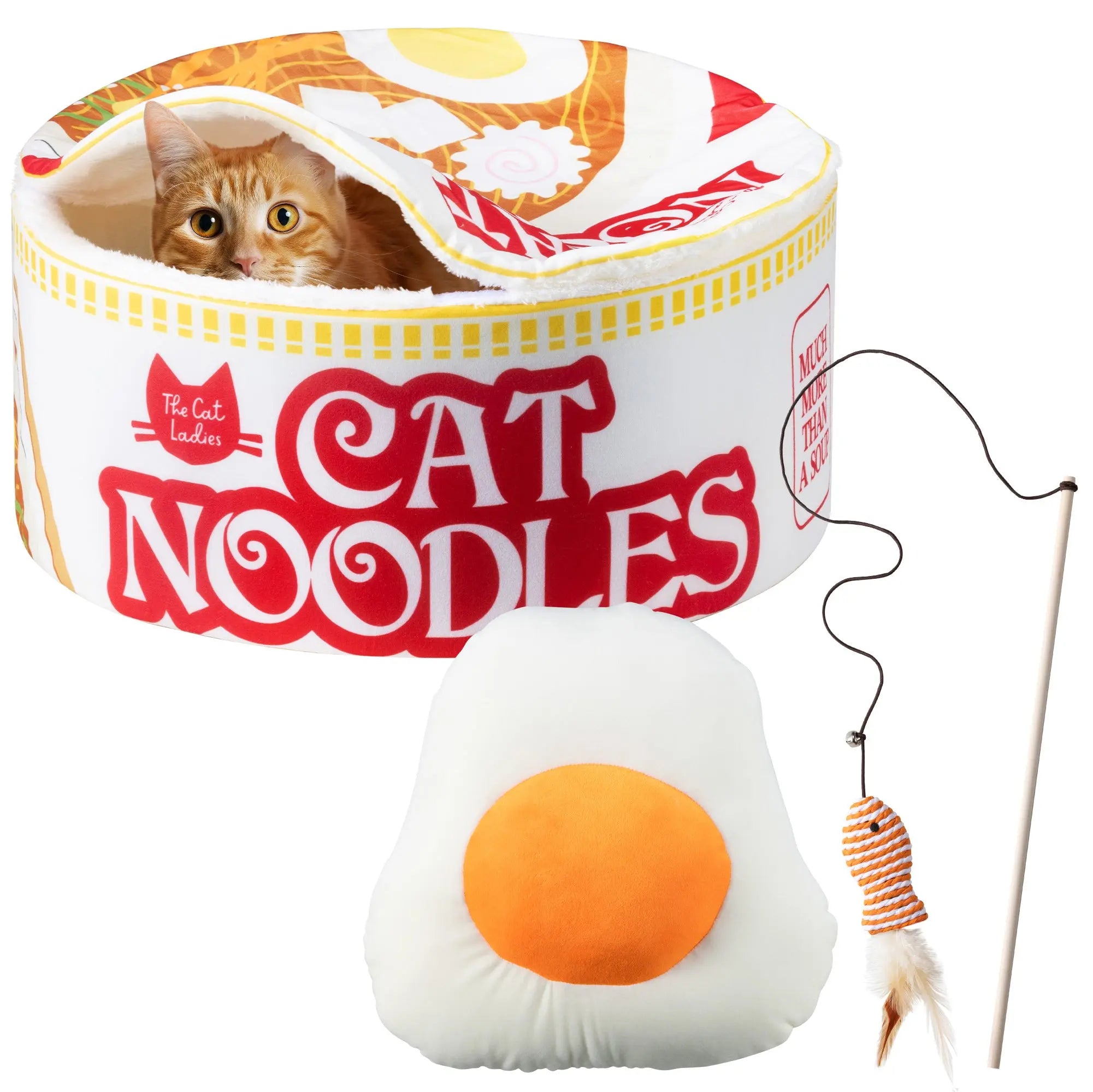 Ramen-Inspired Cat Bed