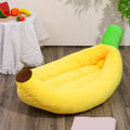 Cozy Banana-Shaped Nest Bed for Dogs and Cats - Durable, Detachable, and Washable Plush Sanctuary for Small, Medium, and Large Pets