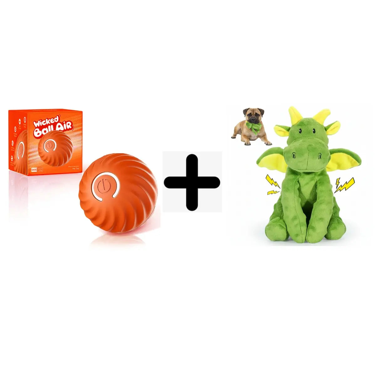 Interactive Motion-Activated Dog Balls, 2.7-Inch Durable Automatic Rolling Toy, USB Rechargeable Outdoor Pet Accessory - Gttq