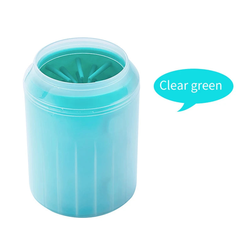 Soft Silicone Dog Paw Cleaner Cup - Portable Outdoor Pet Foot Washing Brush and Cleaning Bucket