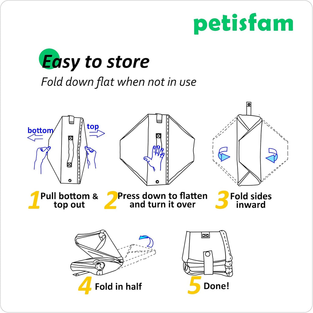Portable Cat Travel Litter Box - Leak-Proof, Odor-Free, and Mess-Free Design for Convenient One-Handed Carrying During Road Trips, Hotel Stays, and Air Travel
