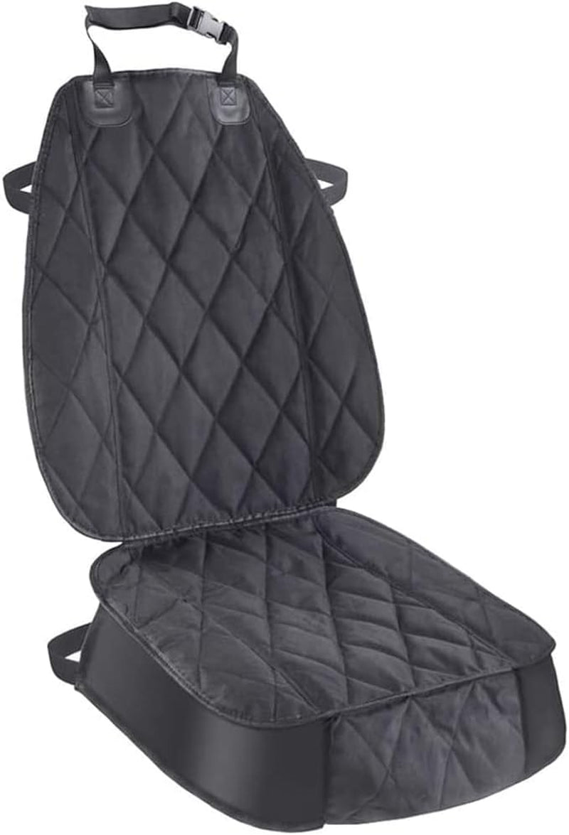 Premium Waterproof Dog Seat Cover for Cars, Trucks, and SUVs - Heavy-Duty 600D Fabric with Nonslip Backing and Side Flaps, Scratch-Resistant Design