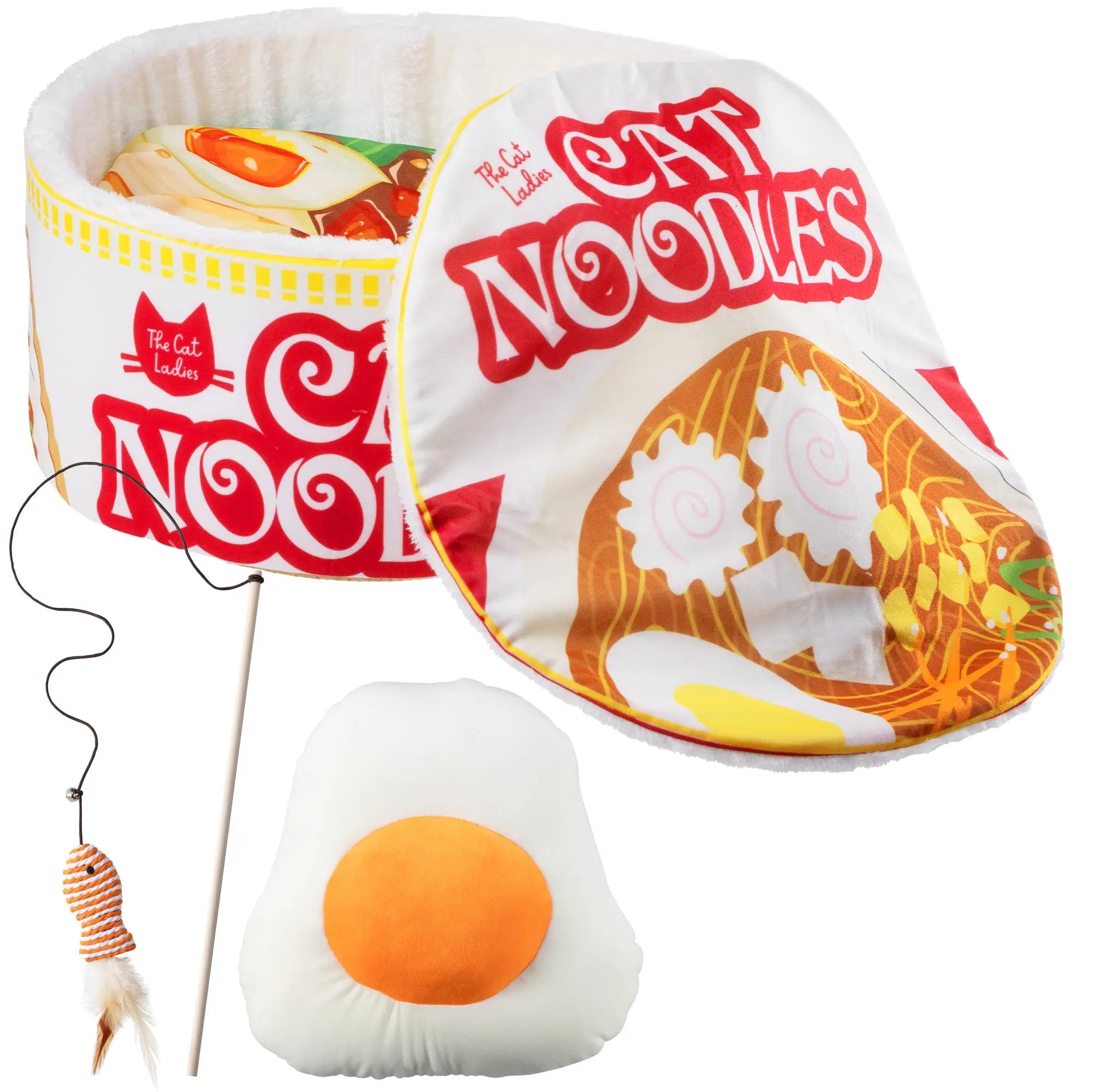 Ramen-Inspired Cat Bed