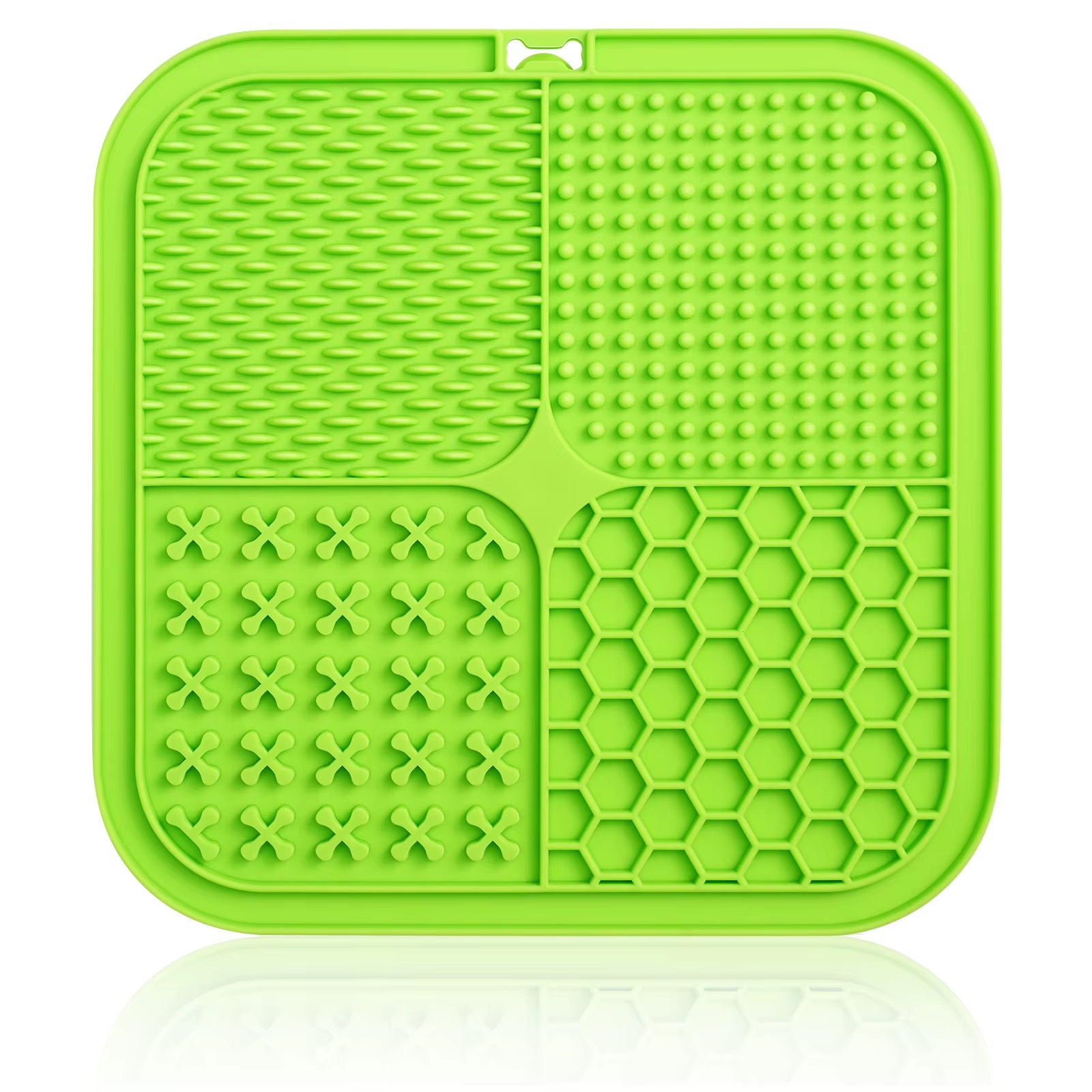 Dog Lick Mat with Suction Cups for Slow Feeding and Pet Anxiety Relief - Ideal for Food, Yogurt, and Peanut Butter Training